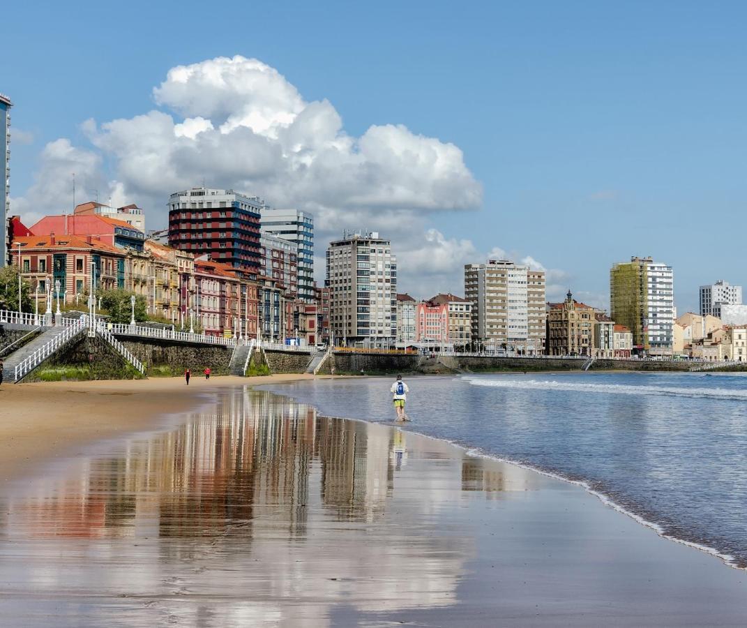 Mar Al Mar - Estupendo Piso A Un Paso De La Playa - Vut-2088-As Apartment Gijon Exterior photo